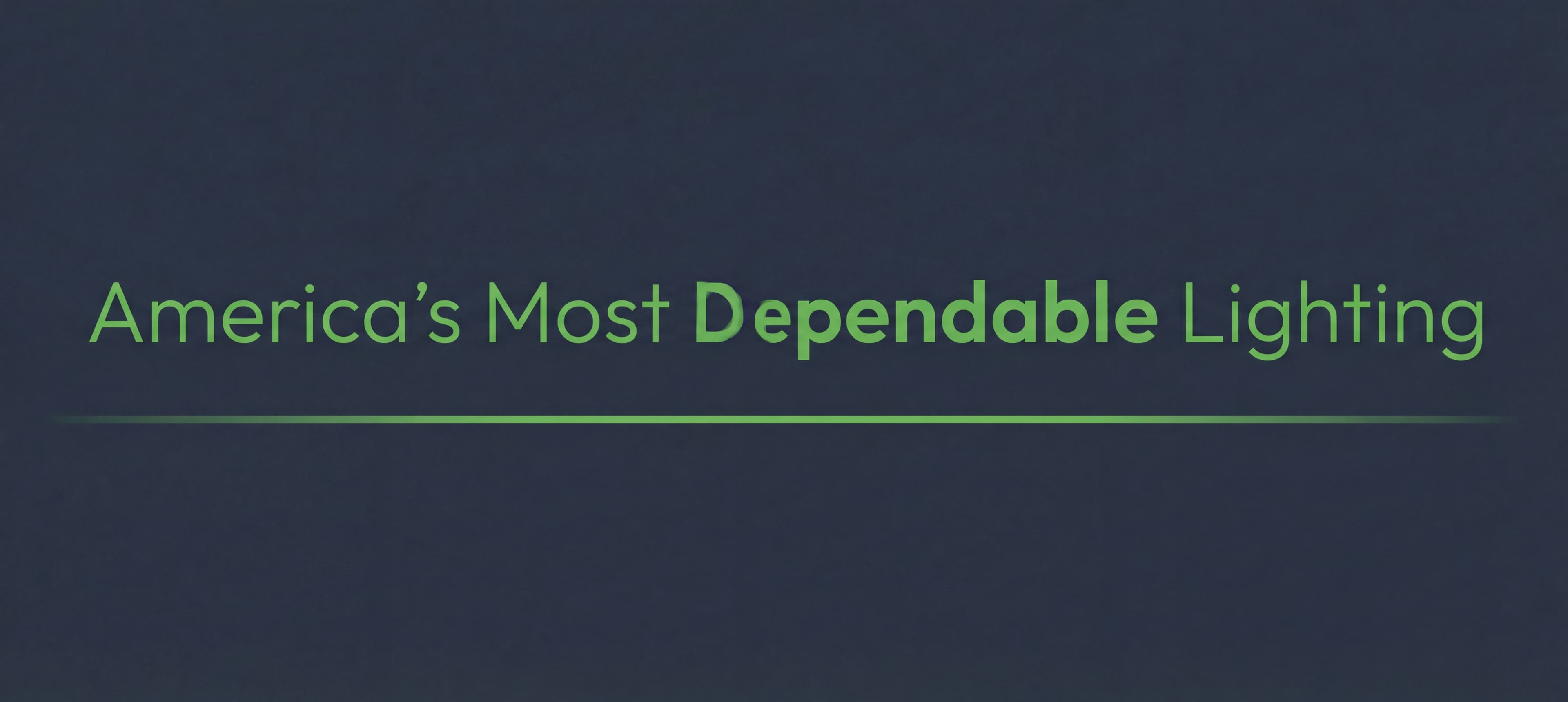 Westgate Lighting is America's Most Dependable Lighting Company.